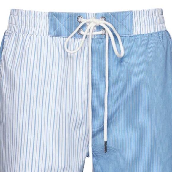 Ser.o.ya Men's Ziggy Swim Trunk Shorts in Blue Stripe Combo Size XXL NWT - Picture 5 of 9
